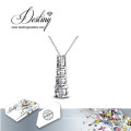 Destiny Jewellery Crystal From Swarovski Transmission Tower Set Pendant and Earrings